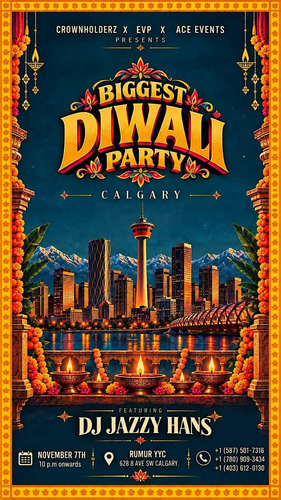 Calgary's Diwali Dhamaka Party
