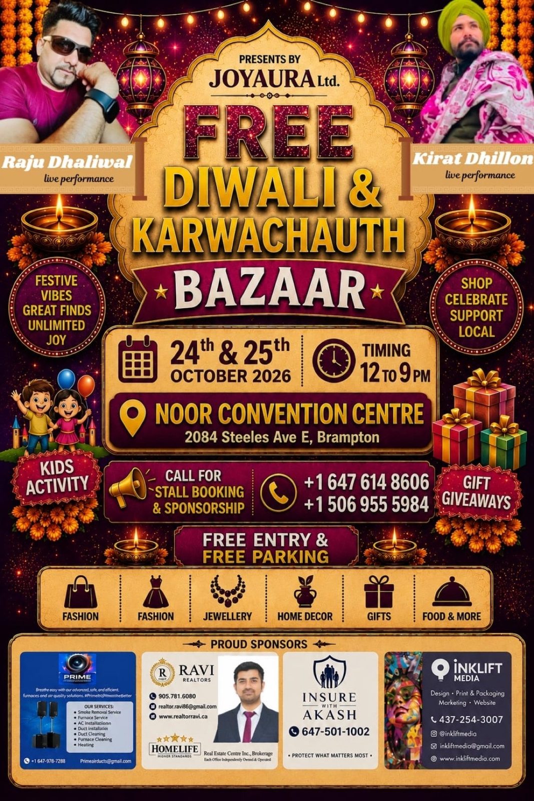 Free Diwali & Karwachauth Bazaar 2026